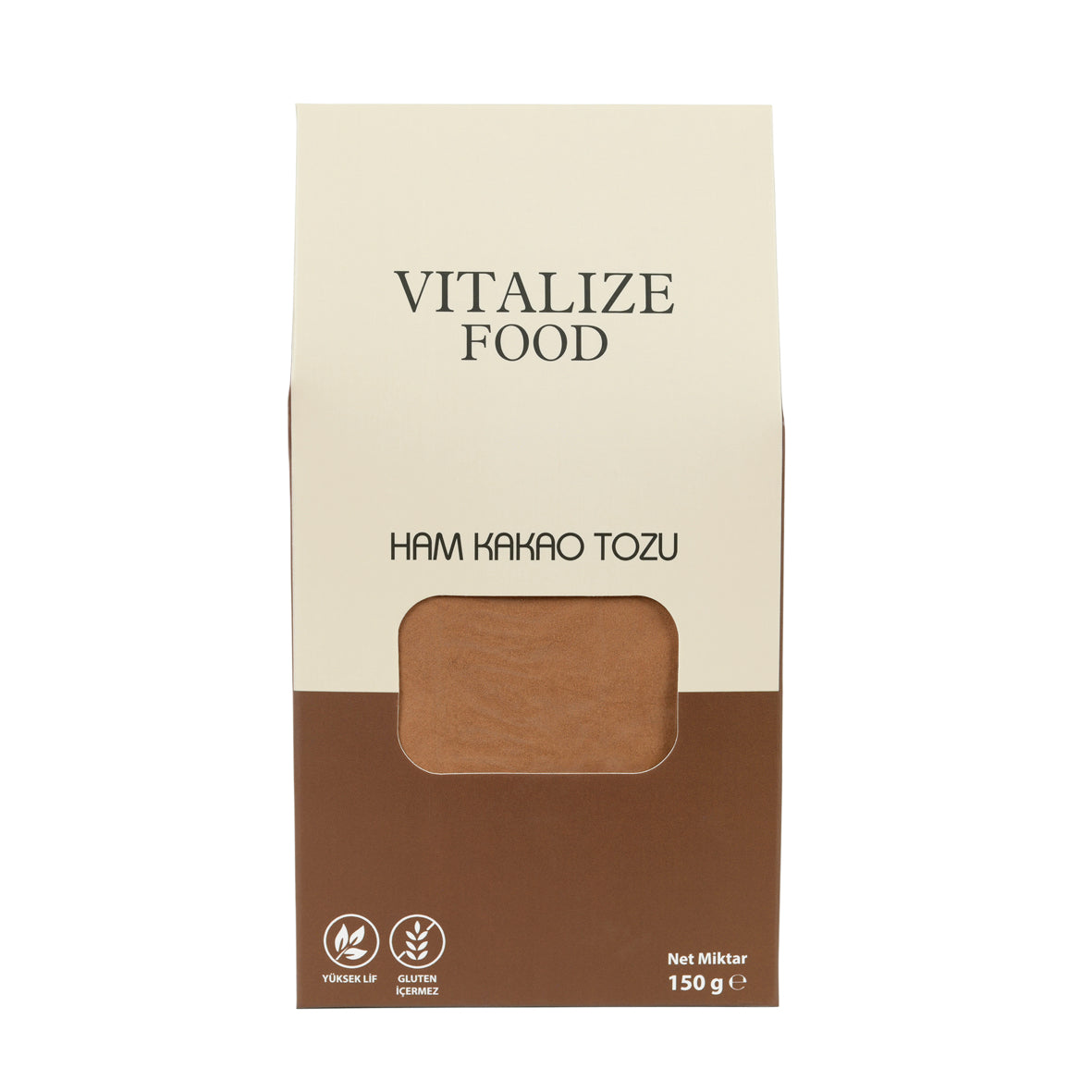 Vitalize Food - Naturel Ham Kakao Tozu 150 Gr